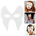 thumbnail image 2 of MasteelfCA 6pcs DIY White Paper Pulp Masks Personality Blank Butterflies Hand Painted Masks, 2 of 8