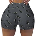 thumbnail image 2 of Fotbe Cute Shark Shorts Sin Costuras – Shorts Deportivos de Cintura Alta para Mujer, Elásticos para Gimnasio, Yoga, Running o Ciclismo-Large, 2 of 8