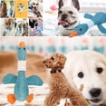 thumbnail image 3 of Dog Toys Tough Durable Small Puppy Large Big Duck Dogs Pet Chew Toy for Aggressive Chewers Soothing Teeth Cleaning Blue, 3 of 5