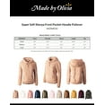 thumbnail image 2 of Made by Olivia Women's Super Soft Sherpa Front Pocket Hoodie Pullover, 2 of 3