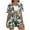Black, variant on 2 Piece Sets for Women Summer Vacation Matching Outfits Tropical Print Open Front Oversized Cardigans Elastic Waist Drawstring Beach Shorts 2026 Casual Travel Fashion Clothing Dark Blue M