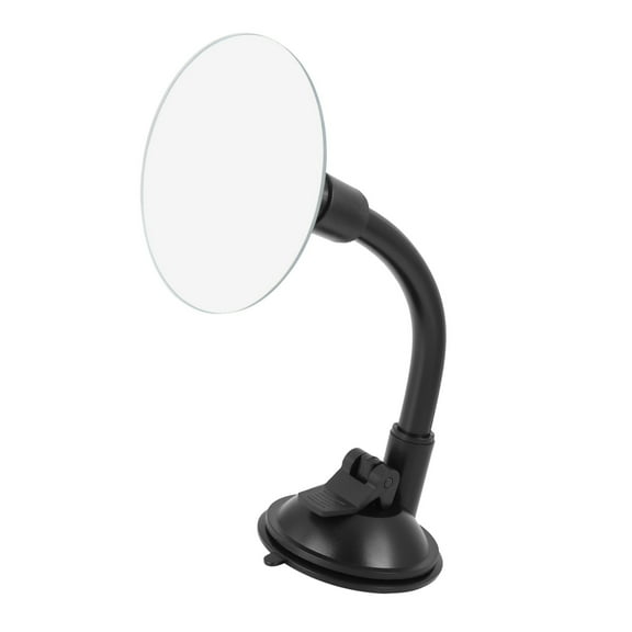Unique Bargains Blind Spot Adjustable Car Mirror Rotate Suction Cup Rearview Mirror Black