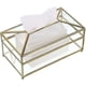 thumbnail image 1 of Caja de pañuelos de papel NQ de vidrio transparente rectangular, 1 of 4