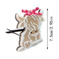 thumbnail image 2 of Scottish Cattle Cow-Shaped Aromatherapy Car With Love Stone Creative Perfume Car Diffuser Perfume Clip Conditioning Car Interior Accessories, 2 of 8