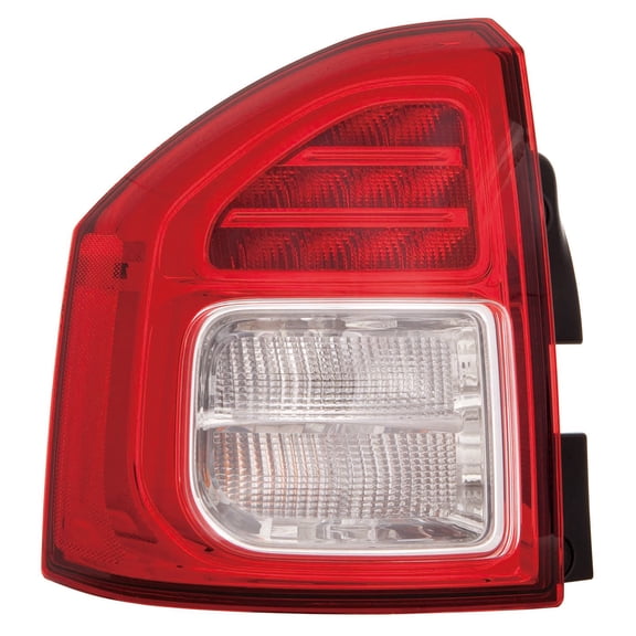 KAI New CAPA Certified Standard Replacement Driver Side Tail Light Assembly, Fits 2011-2013 Jeep Compass Mk