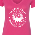 thumbnail image 4 of Inktastic The Great Smoky Mountains Are Calling Women's V-Neck T-Shirt, 4 of 5