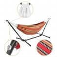 thumbnail image 3 of SUGIFT 2-Person Hammock with Space Saving Steel Stand and Portable Carrying Bag, 48"W x 120" L, Red, 3 of 7