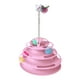 thumbnail image 1 of Juguete Xtellar Interactivo para Gato Torre de 4 Niveles con Ratón y Pelotas Color Rosa, 1 of 5