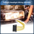 thumbnail image 3 of Arnés de cableado de faros Unique Bargains No. A2115450328 para Mercedes-Benz Clase C W203 2002-2007 Luz trasera Cable de arnés 15 cm 2 conjuntos, 3 of 7