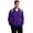 Purple/ White, variant on Sport-Tek Tall Colorblock Raglan Jacket-XLT (Black/ True Red)