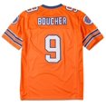 thumbnail image 2 of Camiseta de fútbol de los años 90 para fiesta Bobby Boucher #9 The Waterboy Sandler 50 aniversario película camiseta de fútbol (naranja XL), 2 of 5
