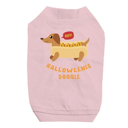 Doggie Tee - Halloweenie Doggie Pink Pet Shirt for Small Dogs