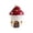 White, variant on MInHoues 2026 New Christmas Resin Green Leaf Roof Fairy House Hanging Ornament, 3.15 Inch Mini Christmas Cottage Figurine Hanging Decor for Garden Yard Flower Pot Indoor Tree Decoration
