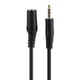 thumbnail image 5 of Cable de extensión de audio de 3,5 mm macho a hembra Nikou 10 m negro, 5 of 15