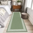 thumbnail image 5 of Cameo Brown Greek Key Large Area Rugs for Bedroom Living Room, Soft Non Slip Carpet Bedside Rug, Geometric Greece Ancient Farmhouse Geo Rectangular Floor Cover Kitchen Accent Rug 2'x6' for Office, 5 of 9