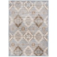 thumbnail image 4 of SAFAVIEH Vintage Merrick Damask Area Rug, Light Blue/Ivory, 9' x 12', 4 of 10