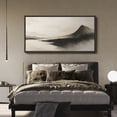 thumbnail image 6 of Large Framed Canvas Print Abstract Mountain Landscape Wall Art Minimalist Decorative for Living room Bedroom - 60"x30" Black Frame, 6 of 8