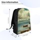 thumbnail image 4 of Balery Serene Coastal Blue Sky Mochila - Mochila Estilosa y Duradera para Laptop de 15 Pulgadas con Tela Oxford Impermeable, 4 of 8
