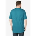 thumbnail image 2 of KingSize Men's Big & Tall Shrink-Less Lightweight Longer-Length Crewneck Pocket T-Shirt, 2 of 5
