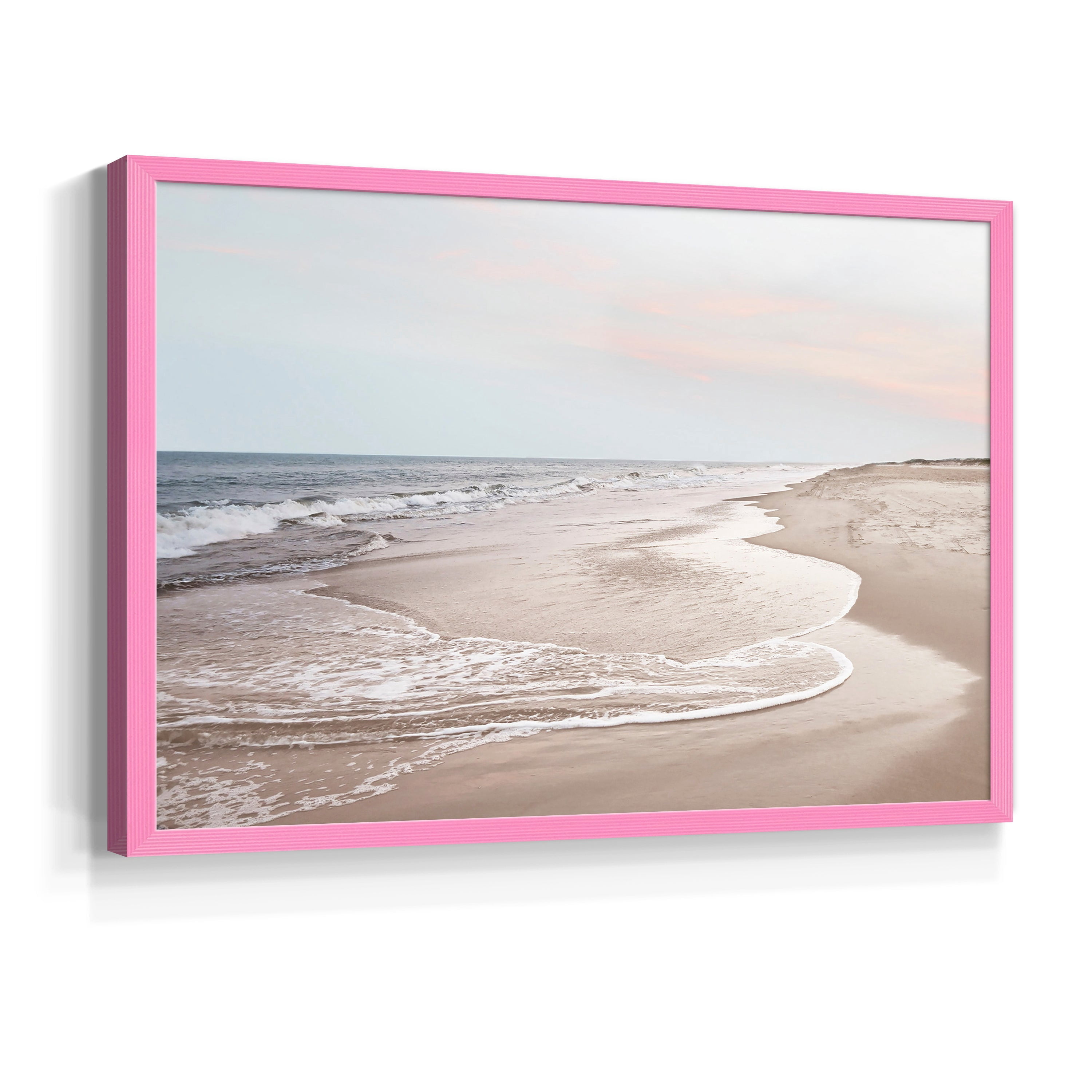 Corolla Soft Shore by Natalie Carpentieri - Restickable Framed Giclée Print