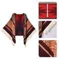 thumbnail image 2 of Women Shawl Casual Wrap Ethnic Warm Blanket for Office Outdoor Wedding, 2 of 19
