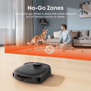 eufy C28 Robot Vacuum and Mop Combo, HydroJet Self-Cleaning Roller Mop, DuoSpiral Detangle Brush, 15,000 Pa,Auto Mop Washing&Drying, Self-Emptying&Refilling