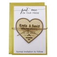 thumbnail image 2 of 45 Rustic Wedding Save the Date Wooden Magnet Custom Engraved Wooden Magnet Personalized Gift, 2 of 4