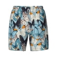 thumbnail image 4 of Lsque Mens Swim Trunks Butterflys Pattern - Bathing Suit Compression Liner - Beach Swim Shorts Swimwear - (S-3XL) - Stretch Quick Dry -X-Large, 4 of 9