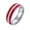 Style 6, variant on Men's Women's Stainless Steel Enamel Rainbow Pride LGBT Ring Lesbian & Gay LGBTQ Pride Couple Wedding Engagement Band Style 6 Size 6