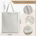 thumbnail image 2 of Canvas Tote Bags with Handles - Reusable Grocery Shopping Bags,Heavy Duty Sturdy Cotton Bag - Blank Cloth Fabric for DIY,Crafts,2 Pack Small Canvas Bags for Kids, 2 of 8
