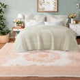 thumbnail image 5 of Premium Reversible Bedding Set TENCEL Comforter Modern Ivory Design for YearRound Comfort, 5 of 10