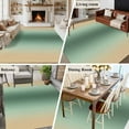 thumbnail image 5 of Area Rug for Living Room, Sage Green Yellow Ombre Non-Slip Indoor Large Carpet for Bedroom/Dining Room, Farmhouse Modern Gradient Art Washable Low-Profile Rectangle Floor Runner Rugs - 6 x 9 Ft, 5 of 8