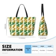 thumbnail image 4 of Gaeub Corn Print Beach Bag,Large Tote Bag,Waterproof Sandproof Women Tote Bag,Pool Bag with Zipper for Gym Grocery Travel, 4 of 7