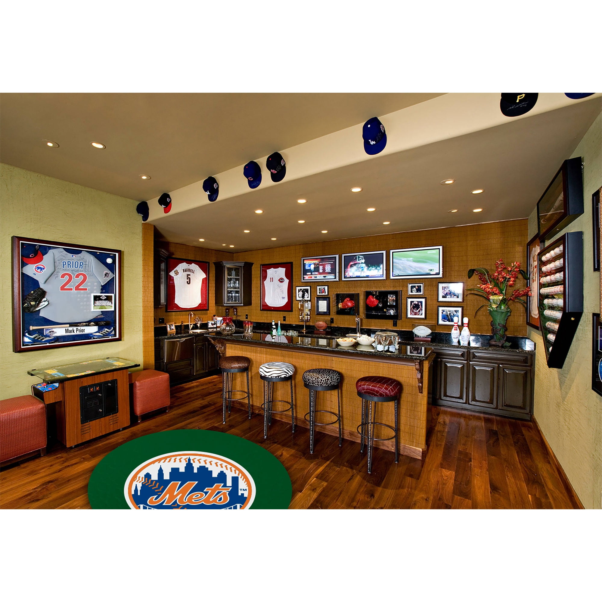 New York Mets 4' On Deck Batting Circle