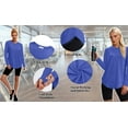 thumbnail image 5 of Rosvigor Womens Workout Tops Long Sleeve Tee Shirts Comfy Athletic Shirts Loose Womens Activewear Tops for Gym Running Yoga, 5 of 7
