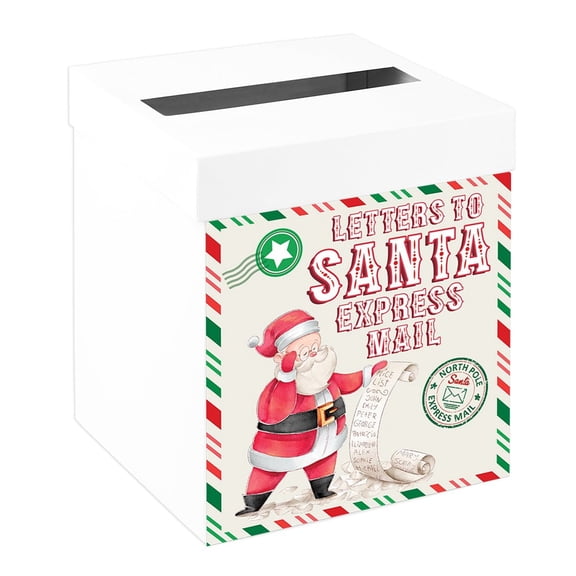 Koyal Wholesale Santa Mailbox Reading Letters, Christmas Mailbox for Kids