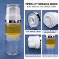 thumbnail image 3 of Dispensador de botellas con bomba sin aire Cosywell, 110 ml, paquete de 4, 3 of 6