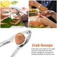 thumbnail image 2 of EIMELI 17Pcs Professional Seafood Tools Set Ergonomic Nut Cracker Set Including 4 Crab Crackers 4 Crab Forks/Picks 4 Seafood Scissors 4 Lobster Shellers for Dishwasher Safe, 2 of 9