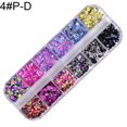 thumbnail image 1 of UDIYO 12 Grid Glitter Mixed Mirror Round Nail Art Sequins DIY Manicure Decoration, 1 of 7