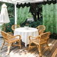 thumbnail image 4 of Outdoor Curtains for Patio Waterproof, Green Geometric Outdoor Privacy Panels Grommet, Ombre Modern Abstract Art Blackout Outside Curtains for Porch/Cabana/Pergola/Gazebo 54"x84", 1 Panel, 4 of 8