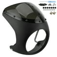 thumbnail image 2 of Deflector de Viento de Carenado para Faro de Motocicleta, Protector Universal de Parabrisas de 7 Pulgadas, Material ABS, 2 of 7