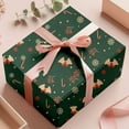 thumbnail image 6 of Clearance! 1Pc Diy Men's Women's Children's Christmas Wrapping Paper Holiday Gifts Wrapping Truck Plaid Snowflake Green Tree Christmas Design Snowflake Car Christmas Wrapping Paper 1 Sheet Of, 6 of 7