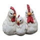 thumbnail image 2 of Maceta de resina blanca con forma de gallinero para decoración de escritorio | Maceta pequeña con drenaje para suculentas | Decoración estilo granja para el hogar y la oficina, ideal para el, 2 of 6