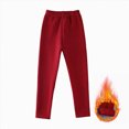 thumbnail image 4 of Gibobby Kids Baby Girls Leggings Footless Soft Skinny Thin Leggings Toddler Girls Solid Stretch Trousers(18-24 Months,Wine), 4 of 7