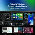 thumbnail image 4 of 3+32G Android 13 Car Stereo for Jeep Wrangler JL Gladiator 2018-2022 9"Radio Carplay GPS Camera, 4 of 12