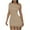 Khaki, variant on Women Off Shoulder Ruched Cocktail Midi Dress Elegant Casual Party Bodycon Wedding Guest Dress Evening Prom Dresses White S