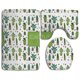thumbnail image 1 of ABPHQTO Cactus 1 Juego de alfombras de baño de 3 piezas Alfombra de baño Alfombra de contorno y tapa de inodoro, 1 of 2