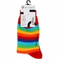 thumbnail image 2 of Foot Traffic Rainbow Womens Socks, Pack Of 3, 2 of 2
