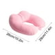 thumbnail image 3 of Almohada cervical de viaje en forma de U con diseño de joroba | Tejido elástico, suave y transpirable | Relleno de microperlas para mayor soporte | Compacta para viajes en avión, coche y para, 3 of 3