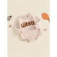 thumbnail image 3 of FEORJGP Thanksgiving Clothes for Baby Girls Boys 0 3M 6M 12M 18M Toddler One-piece Rompers Long Sleeve Jumpsuits Sweatshirts Embroidery Letters Crew Ny Fashion Cute Comfy Outfits Spring Fall, 3 of 8